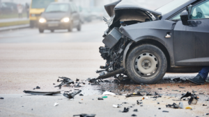 One Person Hurt in Two-Vehicle Crash on I-75 Near North Broadway Off-Ramp